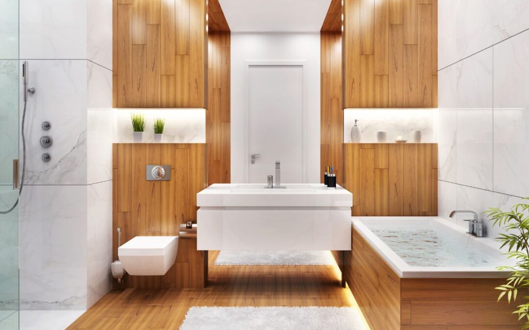 Si può utilizzare il legno in bagno?